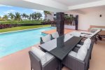 Your private patio with personal plunge pool and ocean view